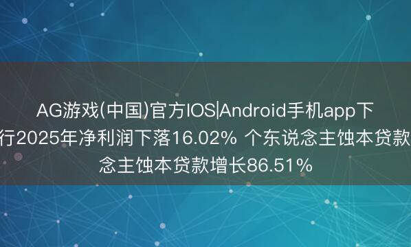 AG游戏(中国)官方IOS|Android手机app下载 中关村银行2025年净利润下落16.02% 个东说念主蚀本贷款增长86.51%