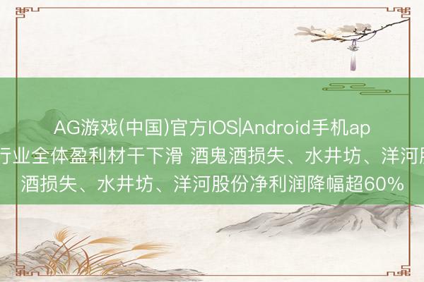 AG游戏(中国)官方IOS|Android手机app下载 白酒年报| 白酒行业全体盈利材干下滑 酒鬼酒损失、水井坊、洋河股份净利润降幅超60%