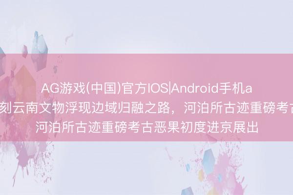 AG游戏(中国)官方IOS|Android手机app下载 战国秦汉时刻云南文物浮现边域归融之路，河泊所古迹重磅考古恶果初度进京展出